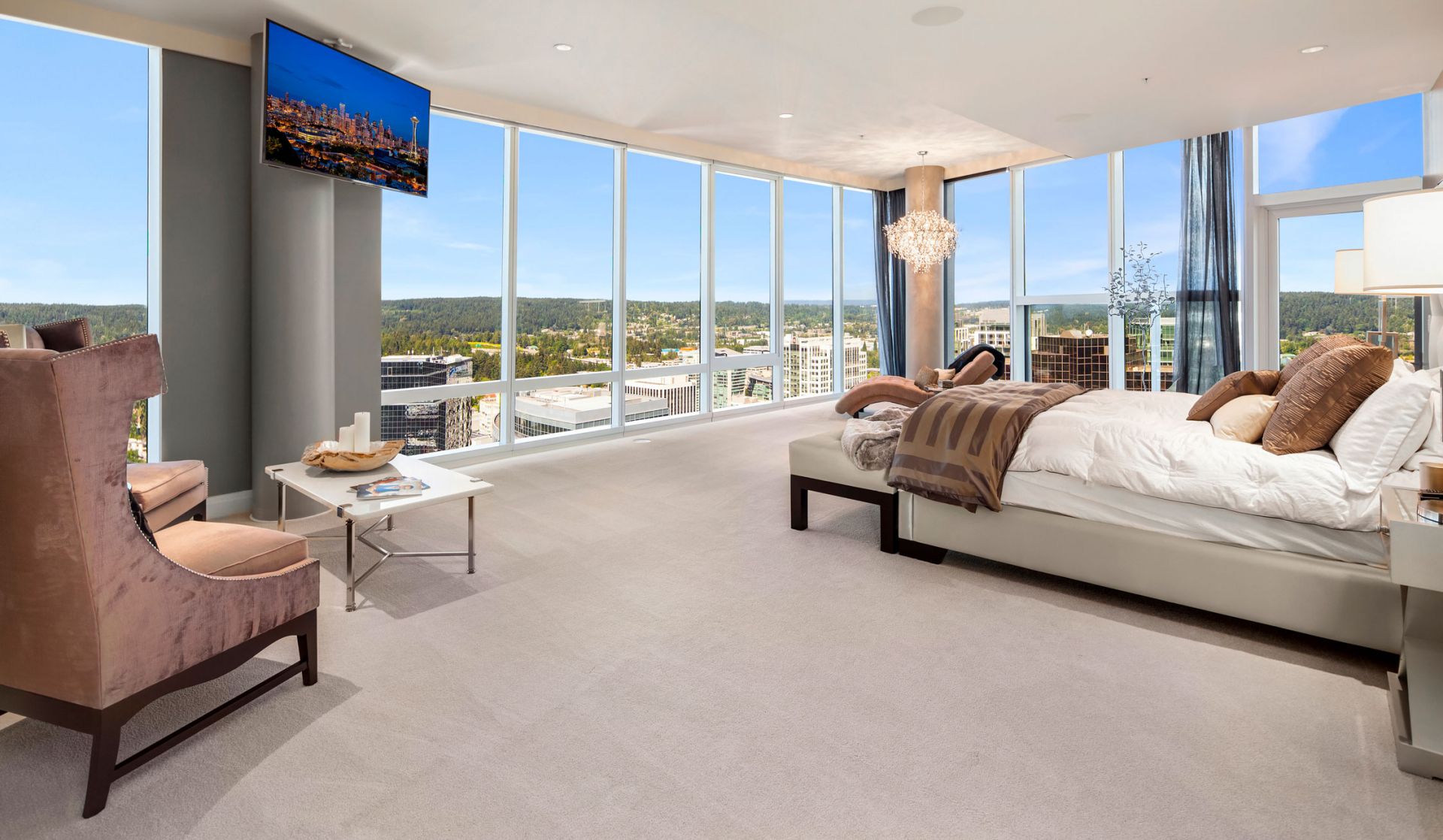 Beyond HiFi, smart home automation, lutron dealer, seattle washington, bellevue, ketra lighting, kitchen, audio video, penthouse